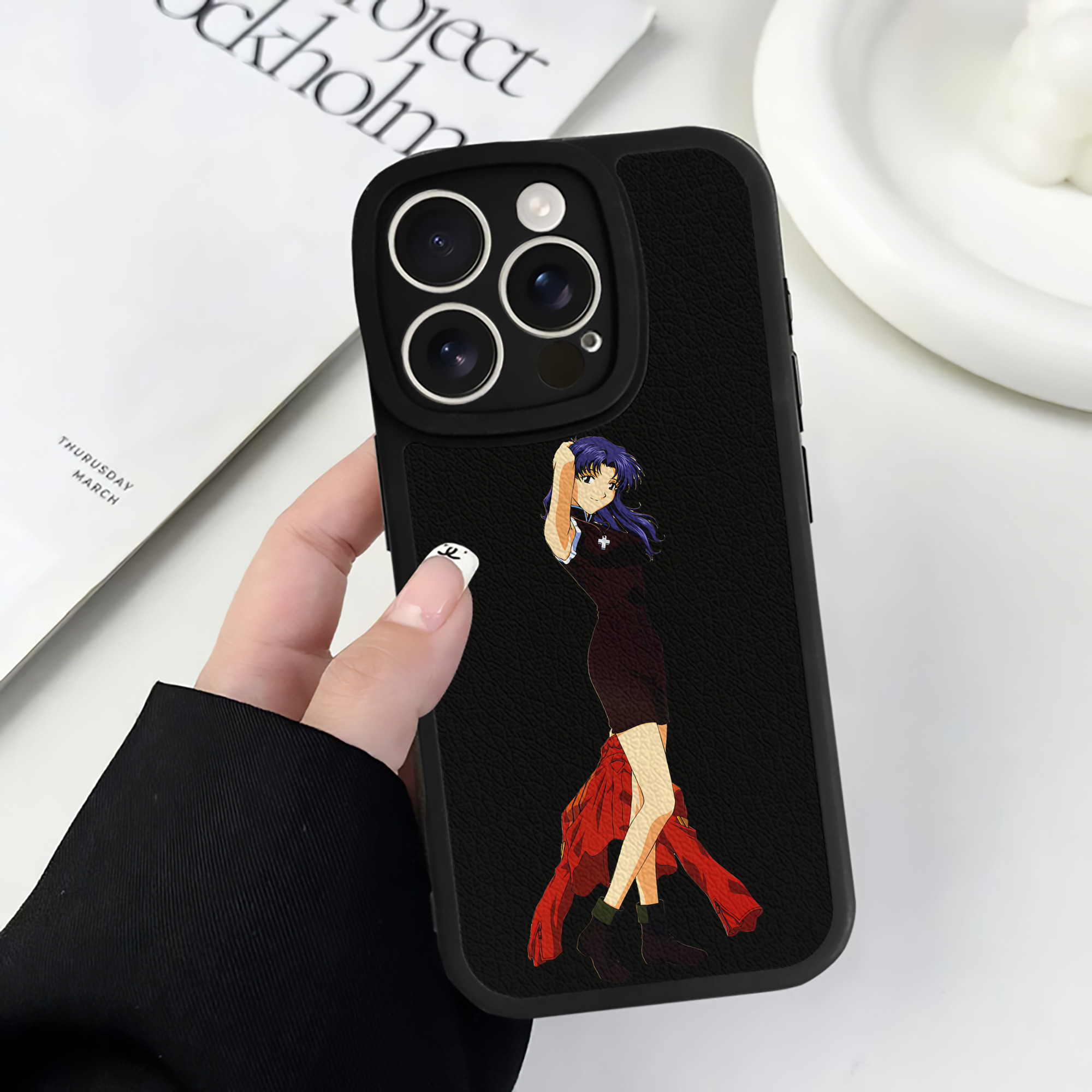 （画像用） EVA 新世紀エヴァンゲリオン 【iPhone 16シリーズ対応】シリコンスマホケース（レザー調） 材質：シリコン